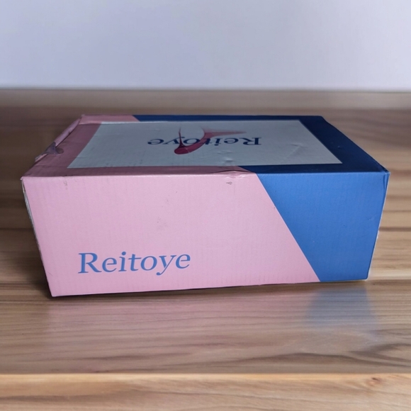 Reitoye Women's Slide Wedge Denim Close Pointed Toe Heels Sandals, 9 - Picture 9 of 16